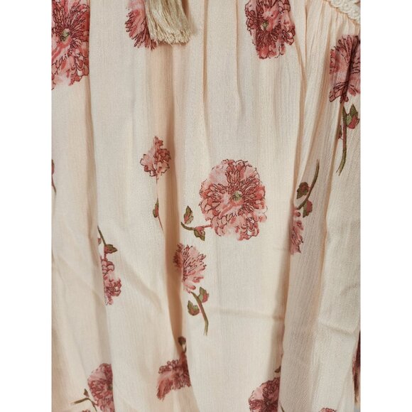 Alter'd State Womens Dress Delicate Floral Peach Boho Fairycore Y2K US/S - Picture 2 of 10